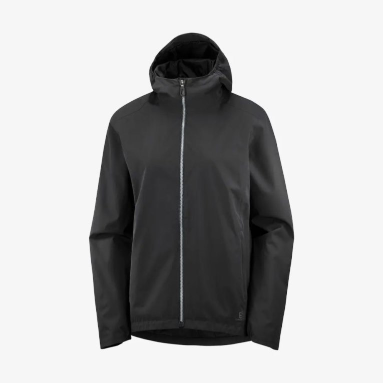 Black Salomon Comet Wp Jkt W Women's Shell Jackets | IE RD7062